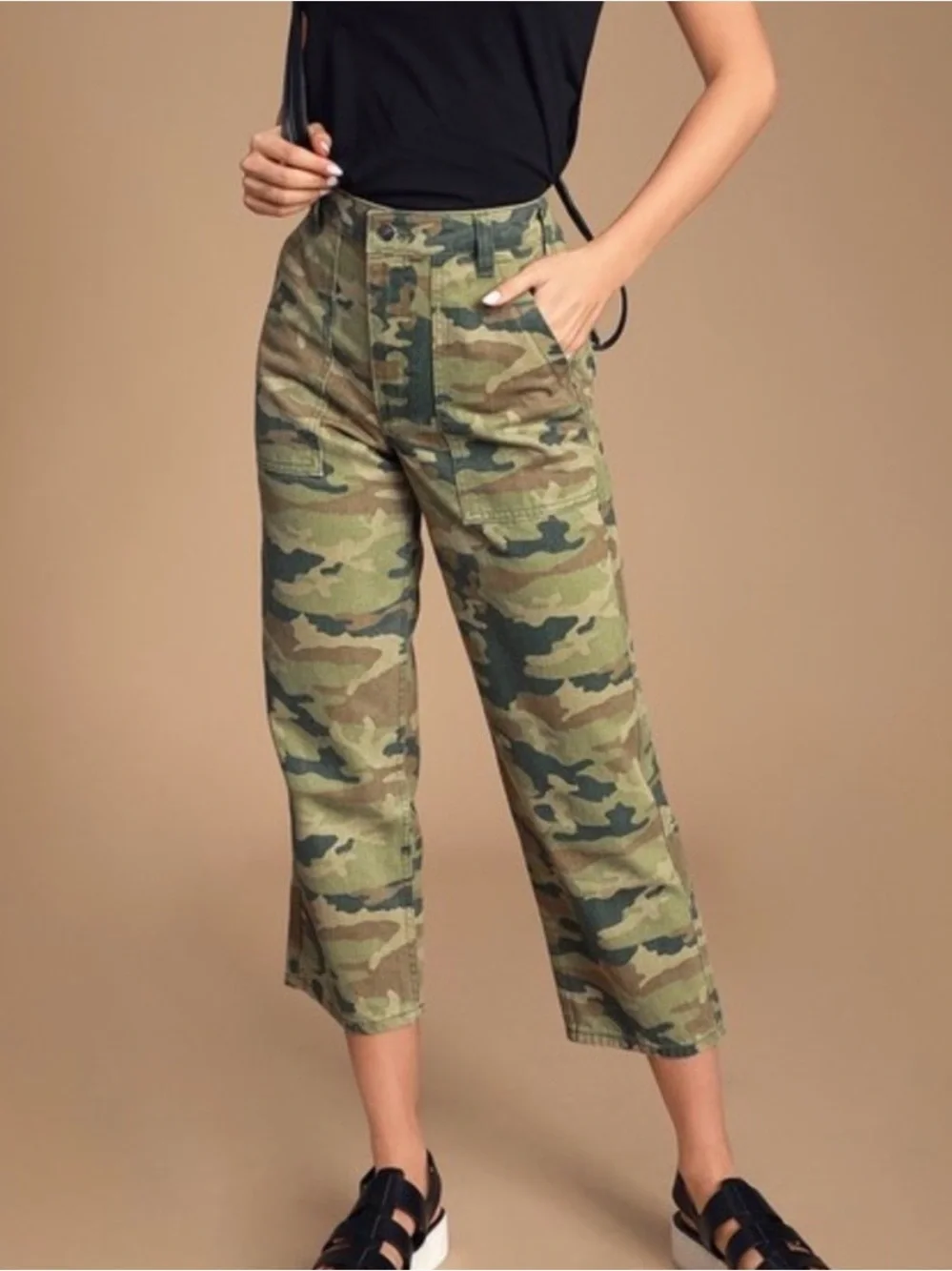 Free People Remy Camo Pants 27